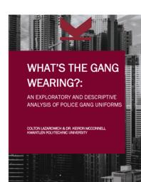 What's the gang wearing?: An exploratory and descriptive analysis of police gang uniforms