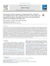 Late-Helocene shoreline responses to completing shelf, bay, and beach accommodation spaces under conditions of relative sea level change